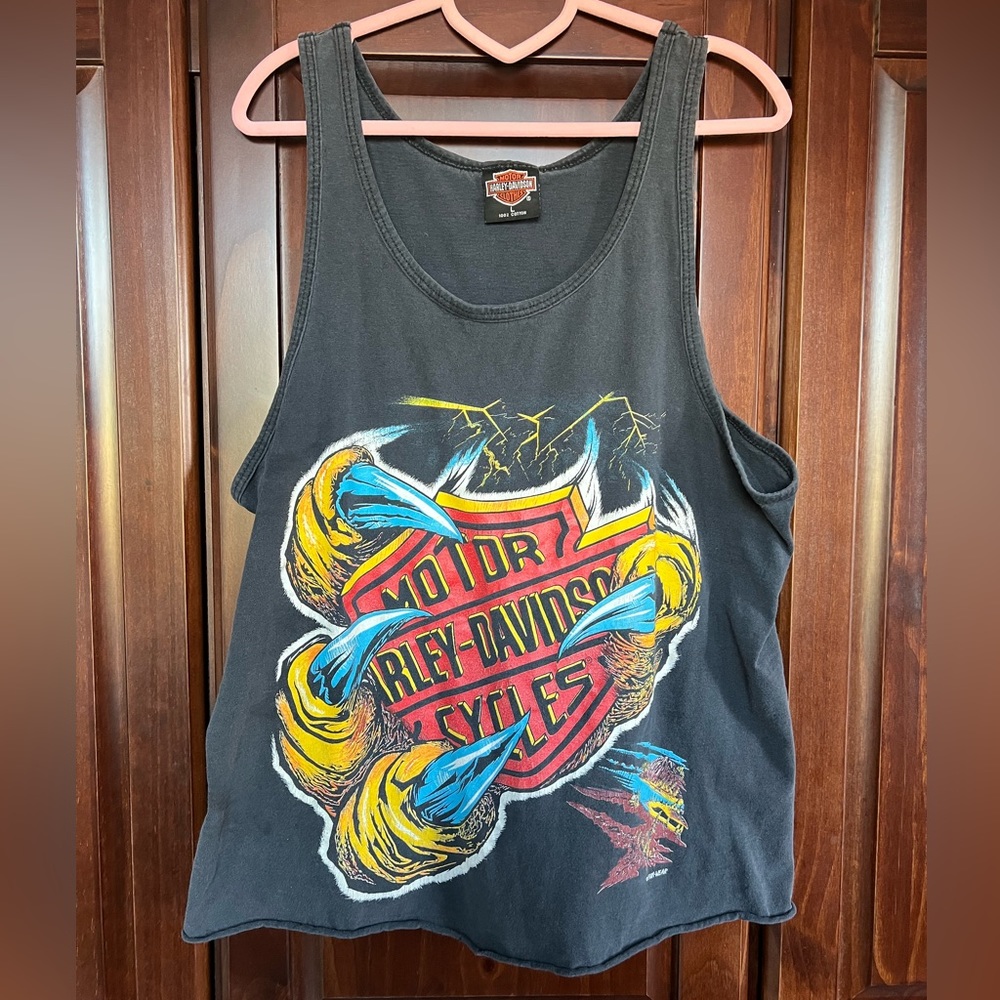 Vintage Harley tank
